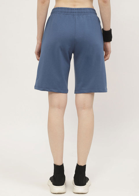 mSECRET Typography Blue Boxer Shorts