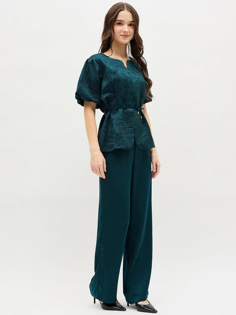 Madame Designer Teal Co-ord Set