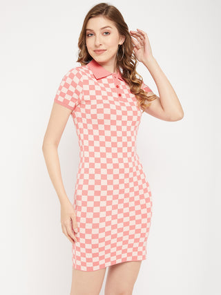 Madame Shirt Collar Bodycon Dress