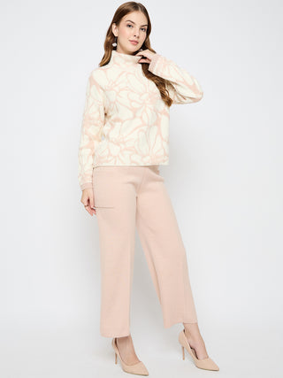 Madame Self Design Pink Co-ord Set
