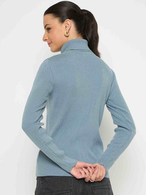 Madame High Neck Sky Blue Skeeve