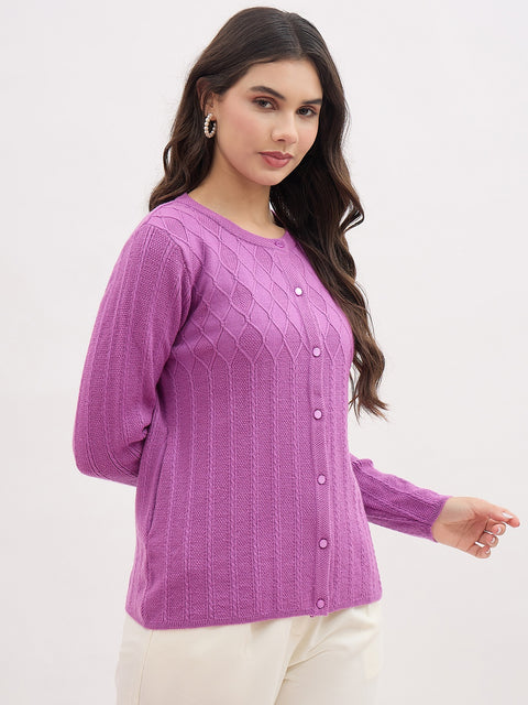 Madame Mauve Self Designed Cardigan
