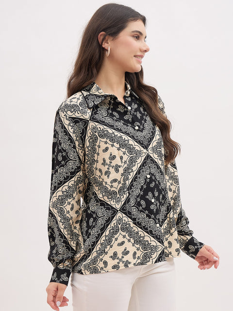Madame Printed Rayon Blend Shirt