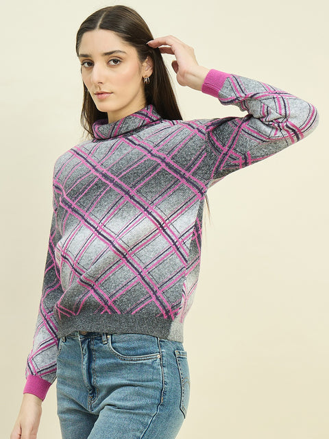 Madame Ombre Mock Neck Sweater
