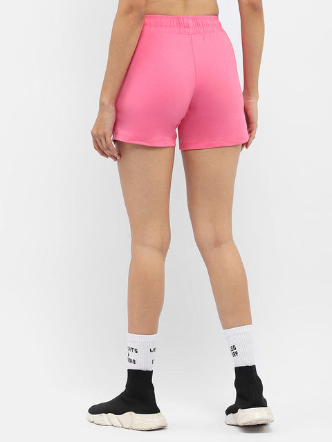mSECRET Typography Pink Running Shorts