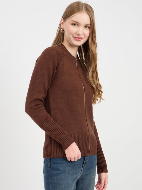 Madame Crew Neck Brown Sweater