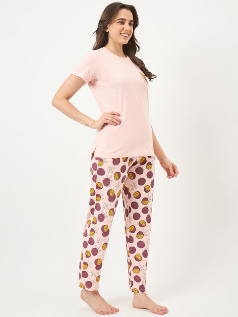 mSECRET Peach Cotton Pyjama Set