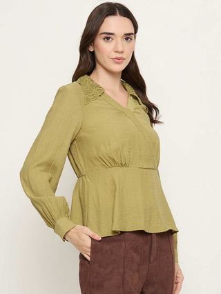 Madame Olive Rayon Blend Top
