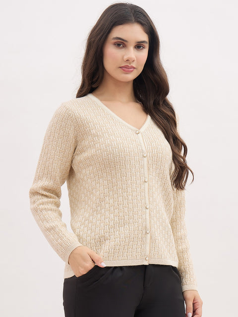 Madame Beige Self-Designed Cardigan