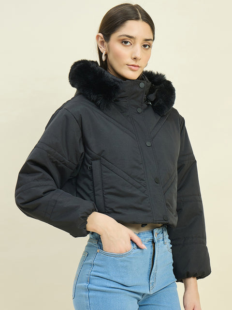Madame Black Puffer Jacket