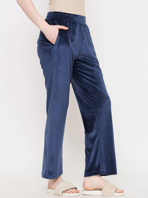 mSECRET Solid Blue Track Bottoms