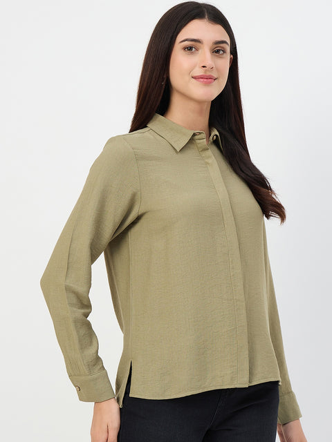 Madame Olive Rayon-Blend Shirt