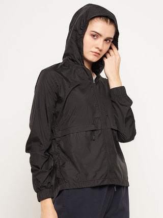 Madame Solid Black Jacket