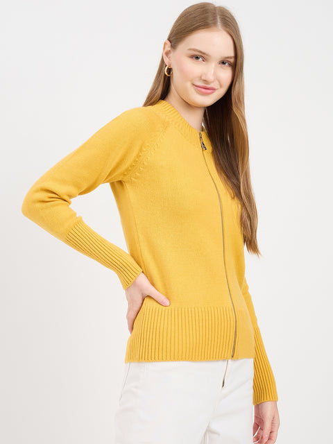 Madame Mustard Zipper Sweater