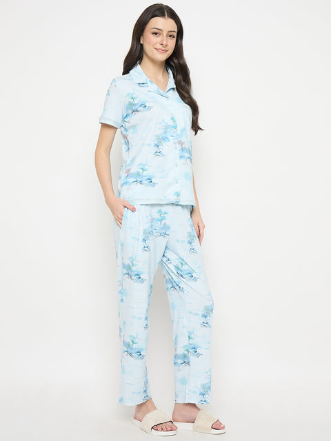 mSECRET Sky Blue Night Suit
