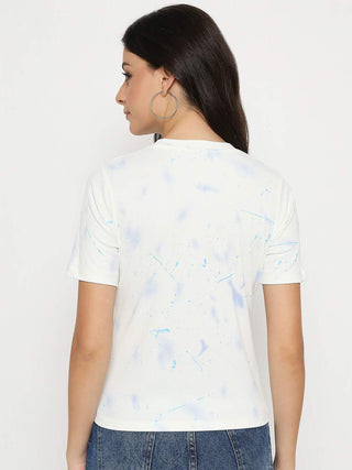 Madame All Over Print Blue T-Shirt