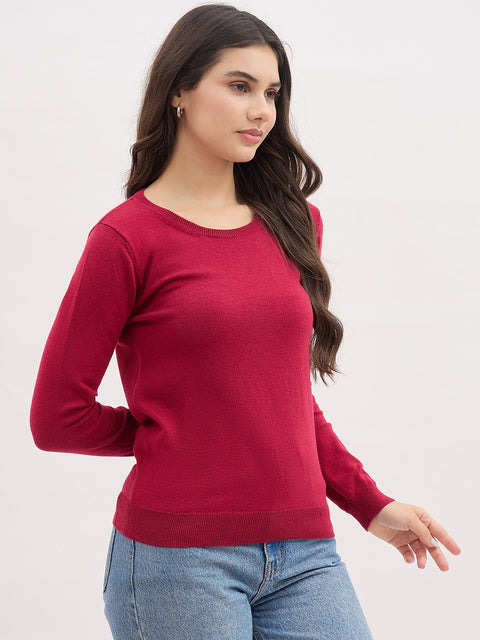 Madame Cherry Basic Pullover Sweater