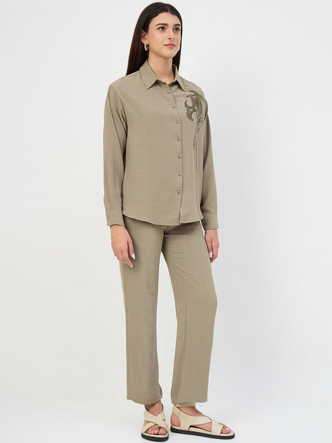 Madame Olive Embroidered Shirt