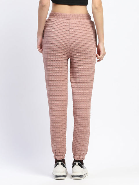 mSECRET Cotton Blend Jogger Style Blush Track Bottom