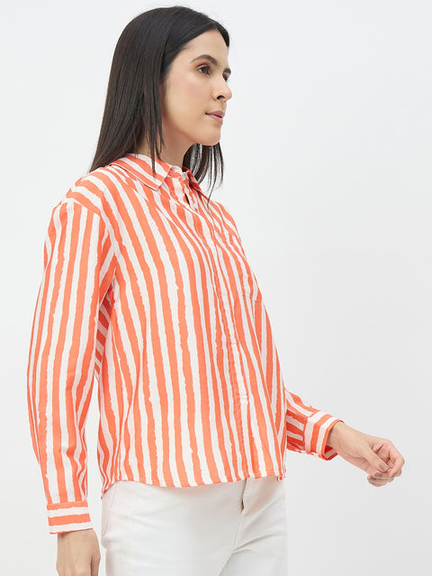 Madame Orange Viscose-Blend Shirt