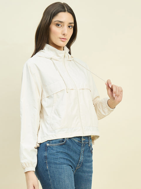 Madame Beige Hooded Jacket
