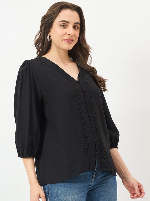 Madame Black Rayon-Blend Cami Top