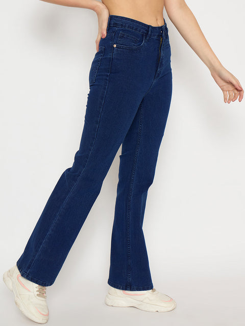 Madame Flared Fit Dark Blue Jeans