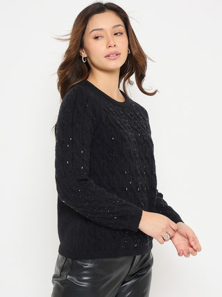 Madame Black Knit Sweater