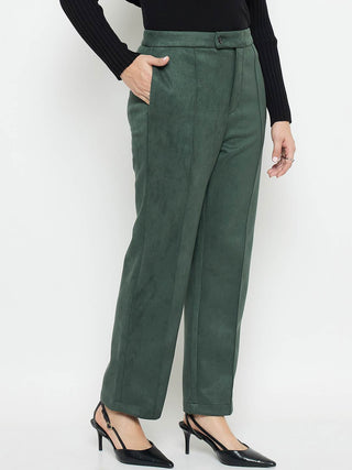 Madame Green Tapered Trousers