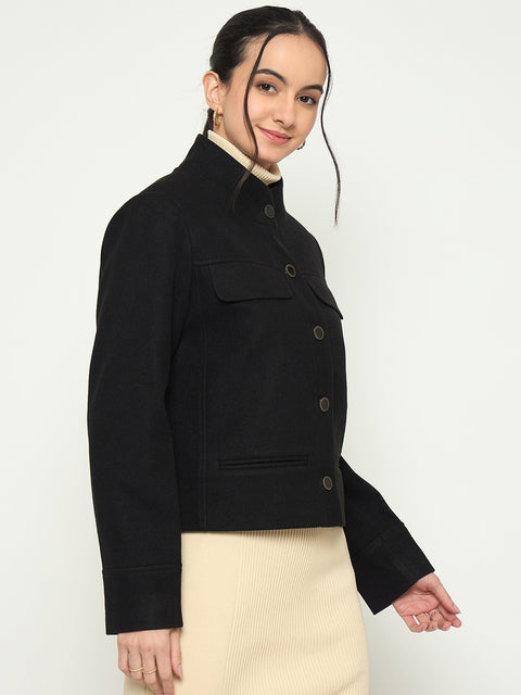 Madame Black Short Coat