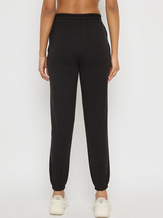 mSECRET Black Elastic Hem Cotton Joggers
