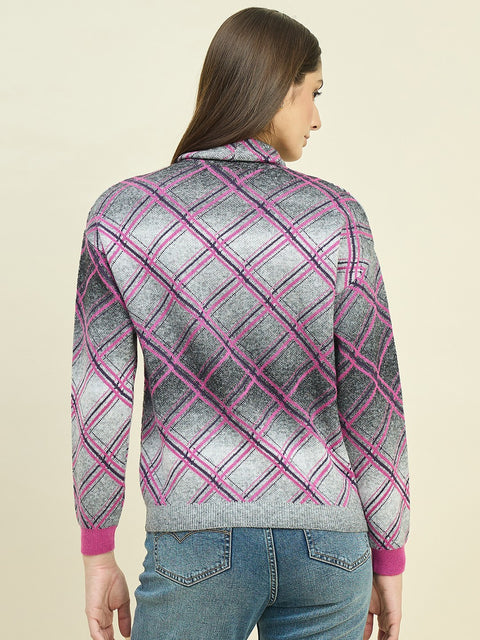 Madame Ombre Mock Neck Sweater