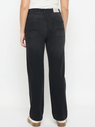 Madame Dark Grey Straight Fit Jeans