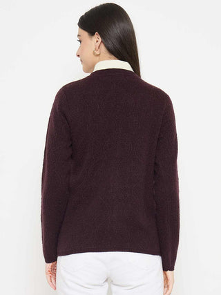Madame Cable Knit Brown Cardigan