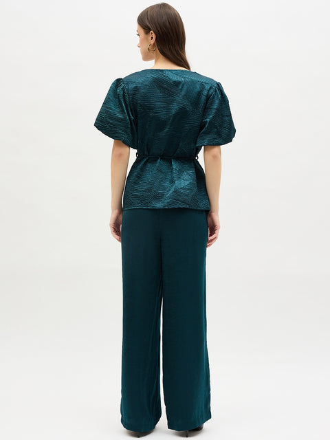 Madame Designer Teal Co-ord Set