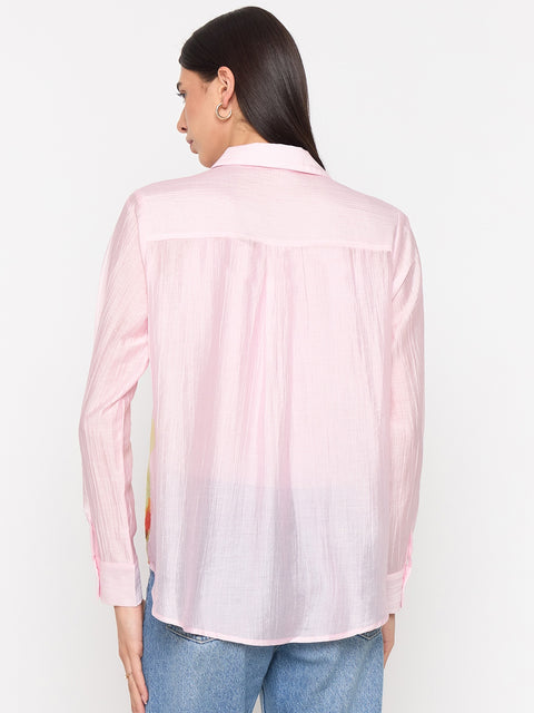 Madame Pink Tencel-Blend Shirt
