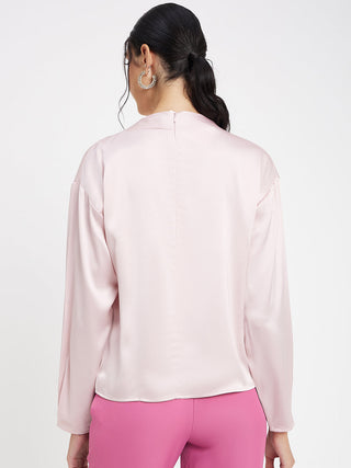 Madame Solid Pink Top