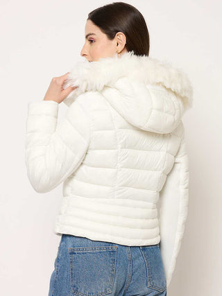 Madame White Quilted Jacket