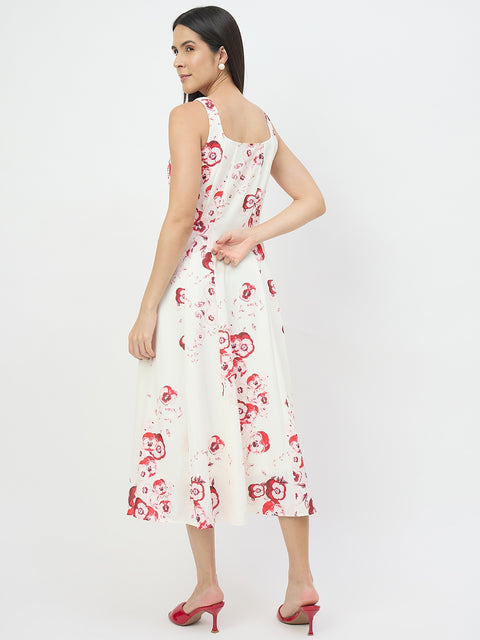 Madame Off-White Stretch Bodycon Dress