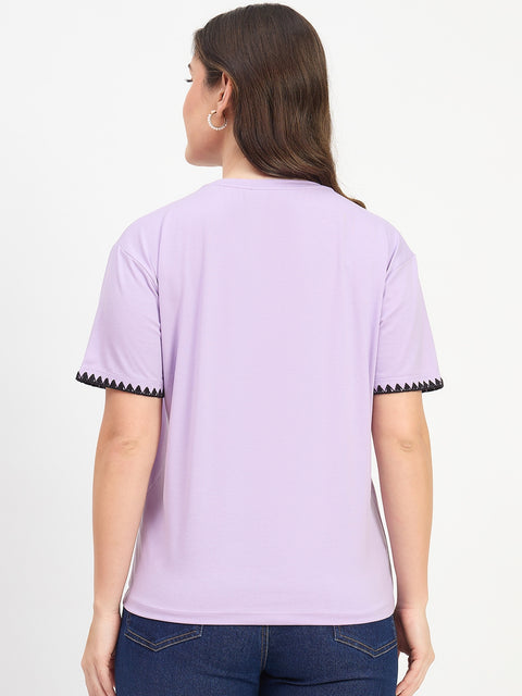Madame Lavender Cotton T-shirt