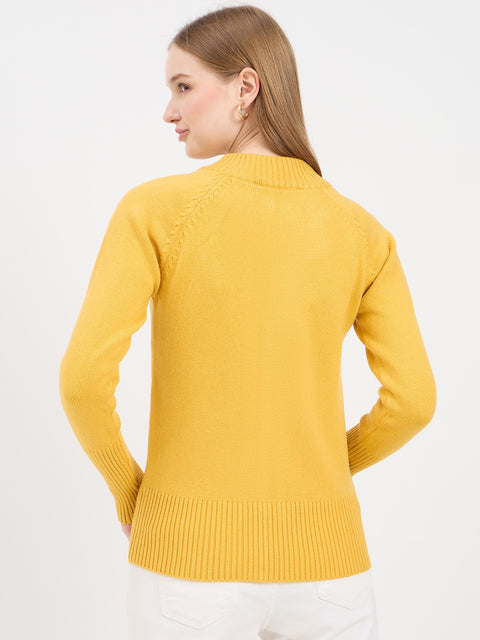 Madame Mustard Zipper Sweater
