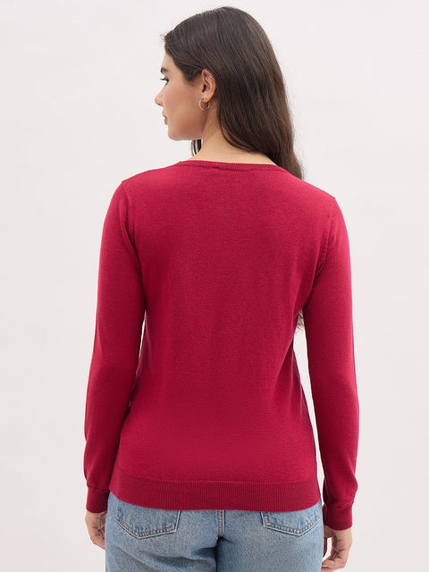 Madame Cherry Basic Pullover Sweater