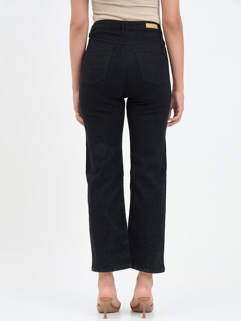 Madame Black Straight Fit Jean