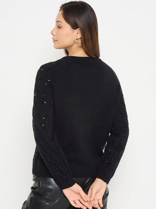 Madame Black Knit Sweater