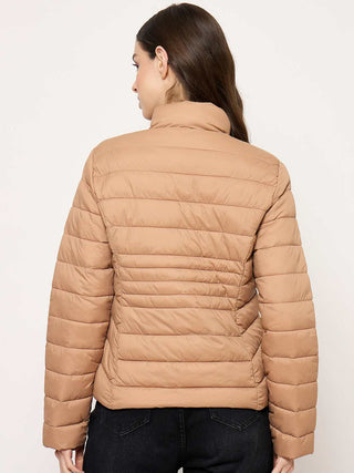 Madame Quilted Khaki Puffer Jacket