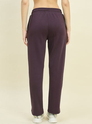 mSECRET Purple Cotton Blend Track Bottoms