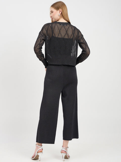 Madame Black Knit Co-ord Set