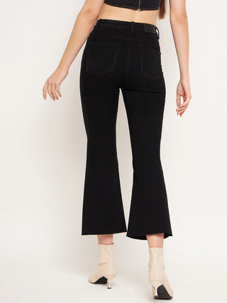 Madame Women Solid Black Jeans