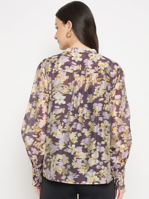 Madame Plum Printed Top