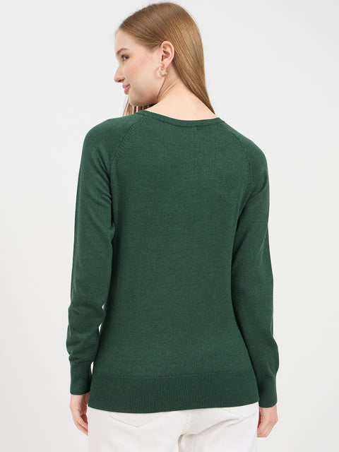 Madame Designer Bottle Green Sweater
